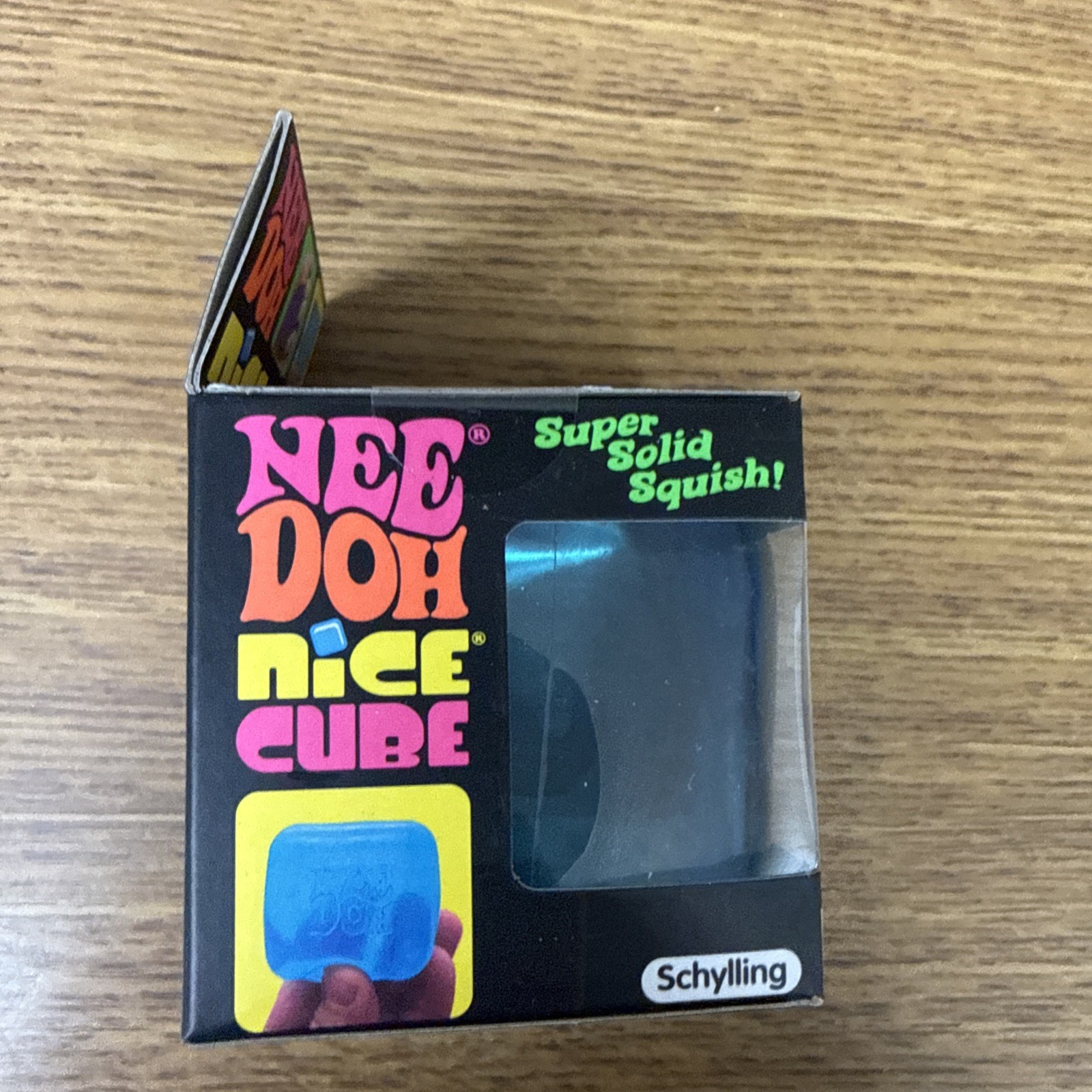NeeDoh Nice Cube – Super Solid Squish! (Blue) – Brand New/Factory Sealed!