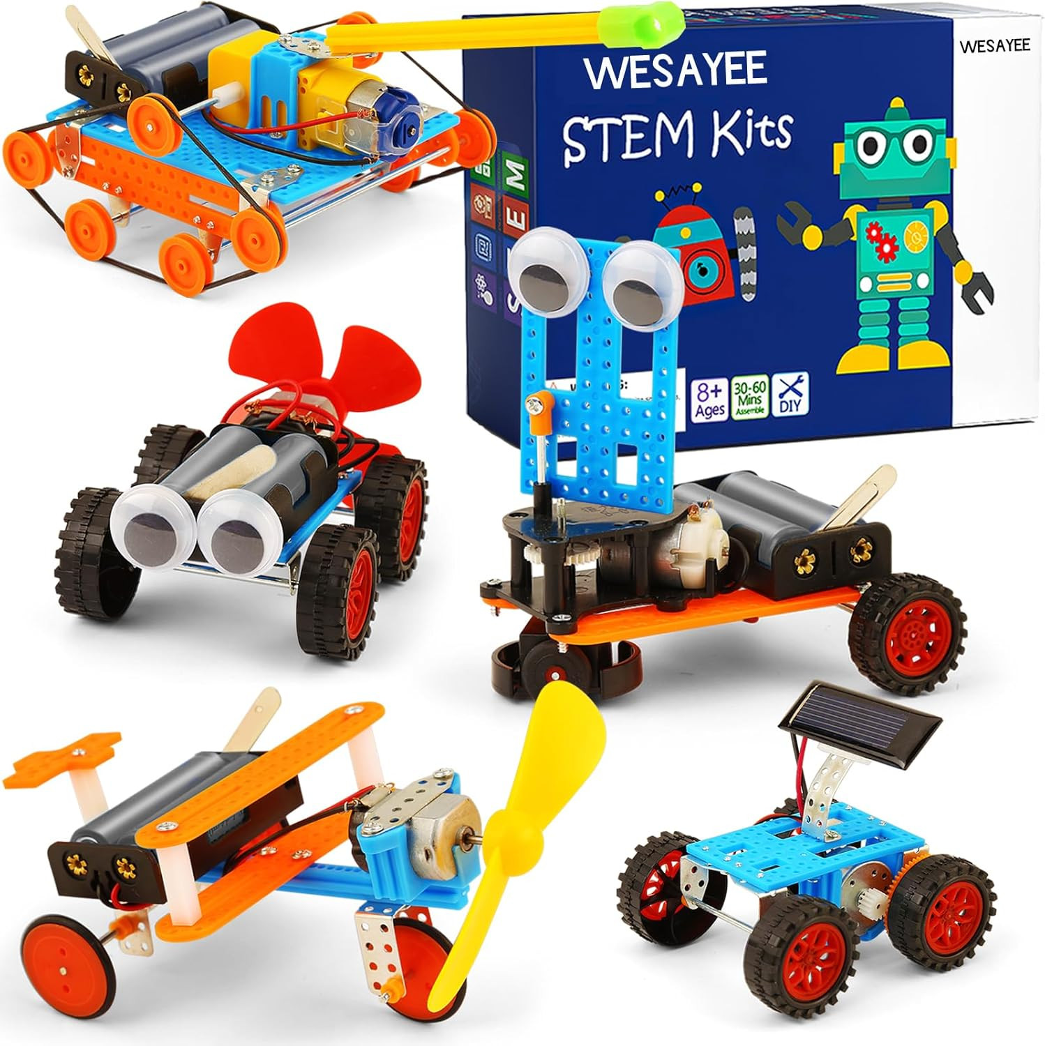 STEM Science Kits for Kids 8-12, Robotics Robot Building Car Kit STEM Toys