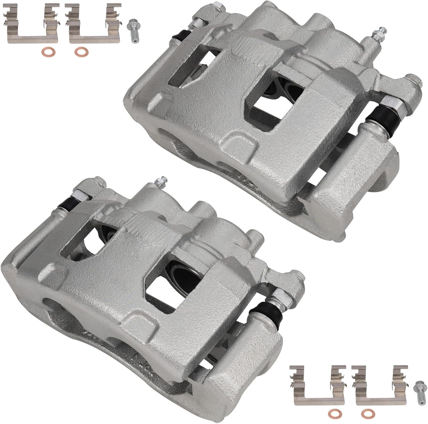 cciyu Front Left & Right Brake Calipers With Bracket 18B4988 18B4989 For Buick