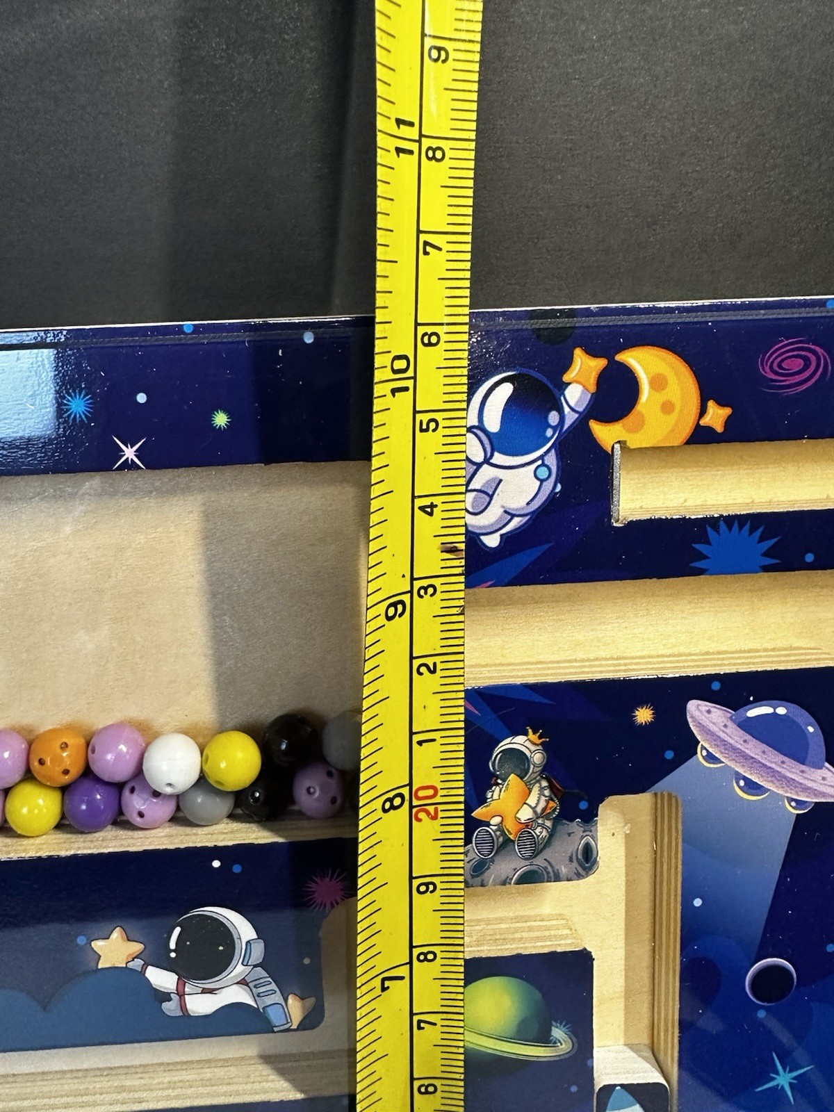 Montessori Magnetic Outer Space Maze, Fun Learning-Color/Numbers for 3-5