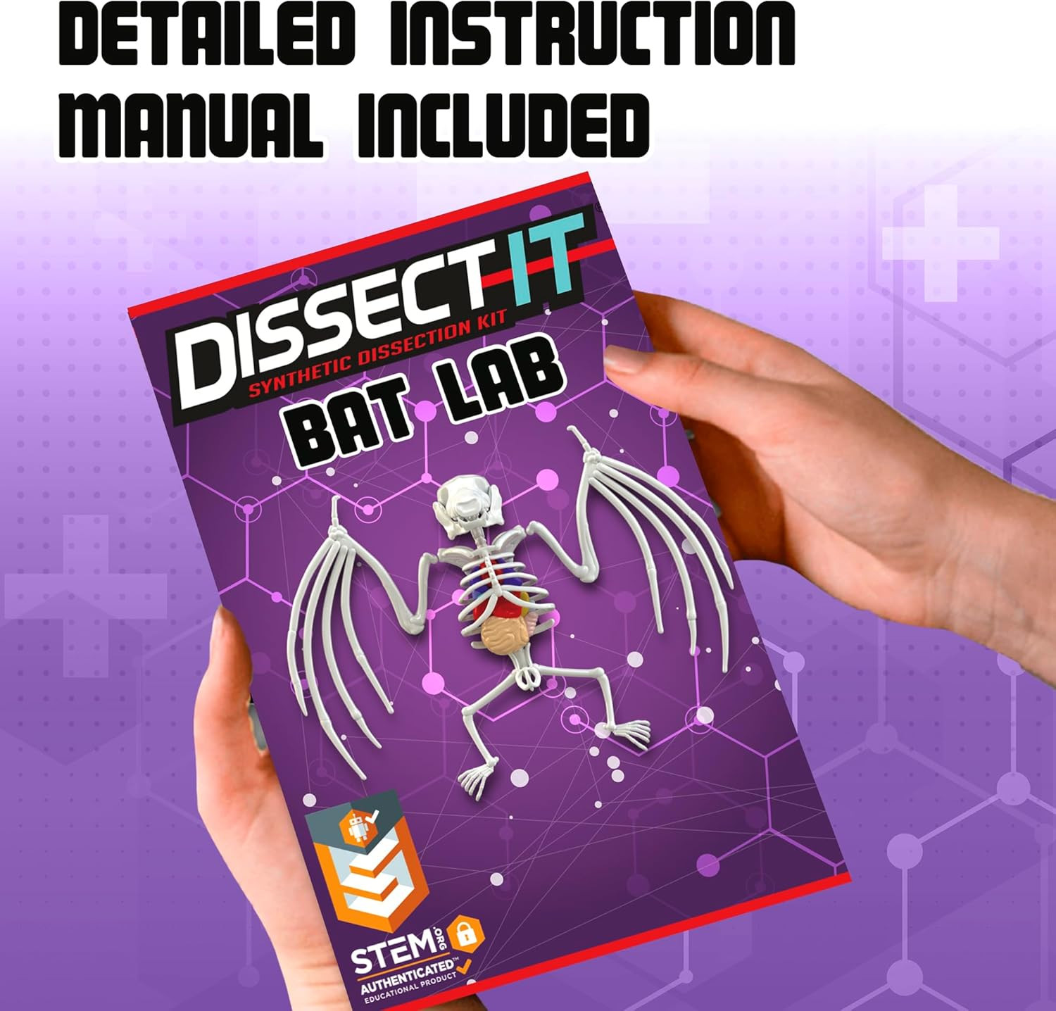 Dissect-It Simulated Synthetic Lab Dissection Toy, STEM Projects for Kids, Anima