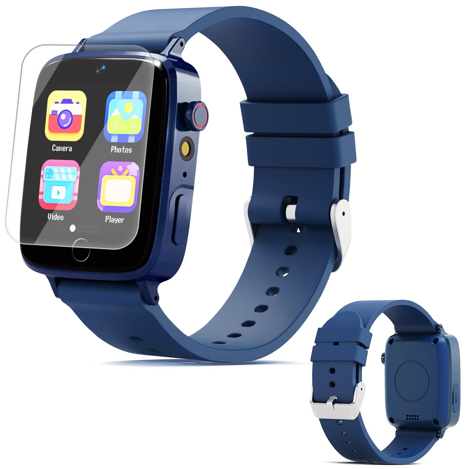 Smart Watch for Kids with 26 Puzzle Games, HD Touch Screen Kids Watch, Camera…