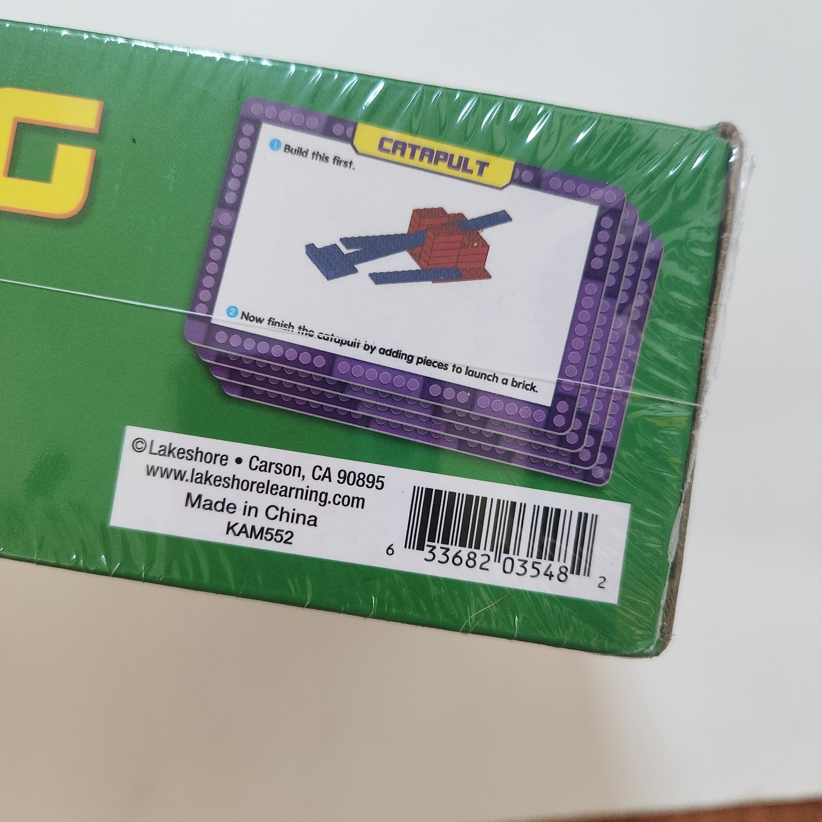 STEM Building Brick Challenge Kit Lakeshore TT759 NEW AND SEALED Math Science