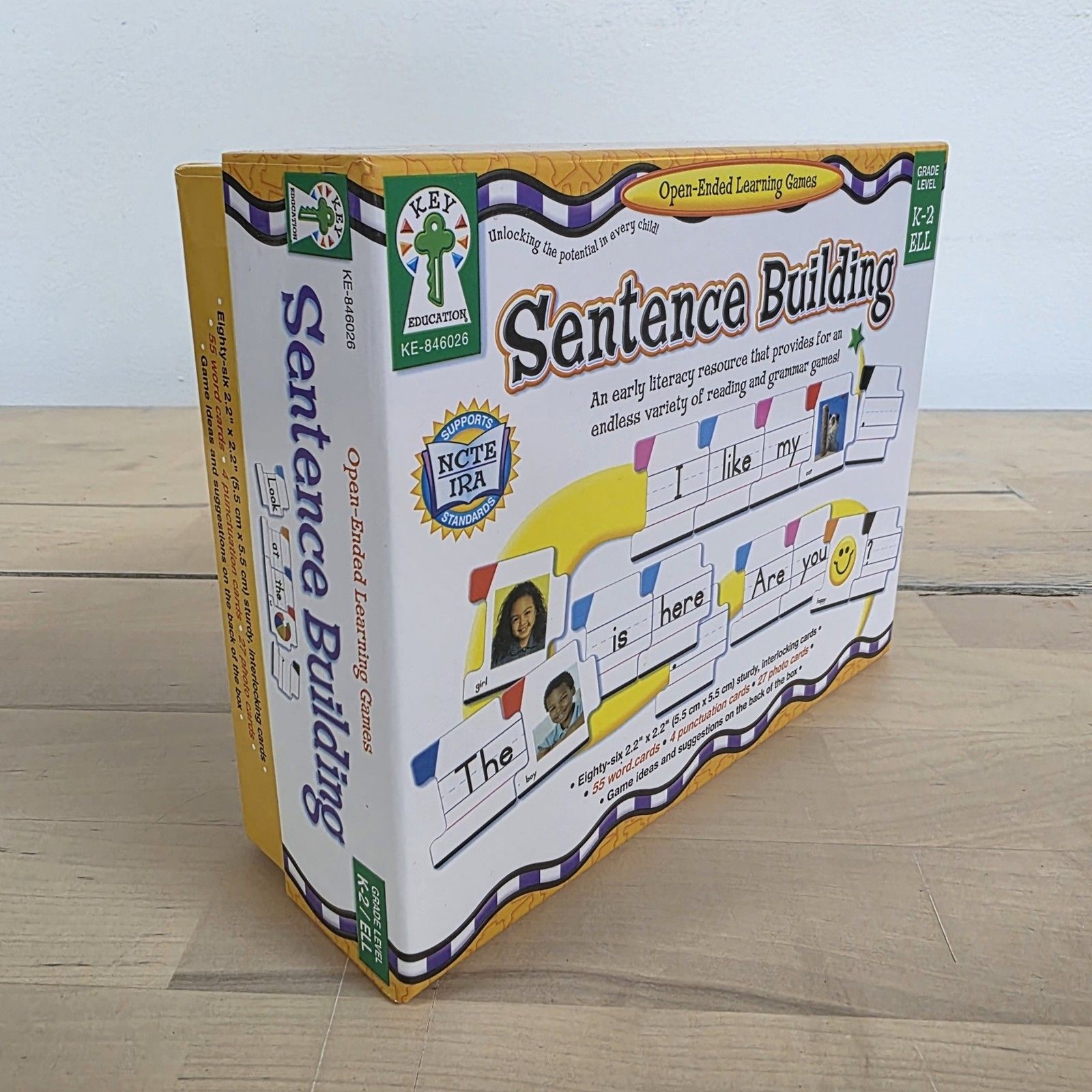 Sentence Building Key Education Grade Level K-2 ELL 86 Cards Stimulate Teachers