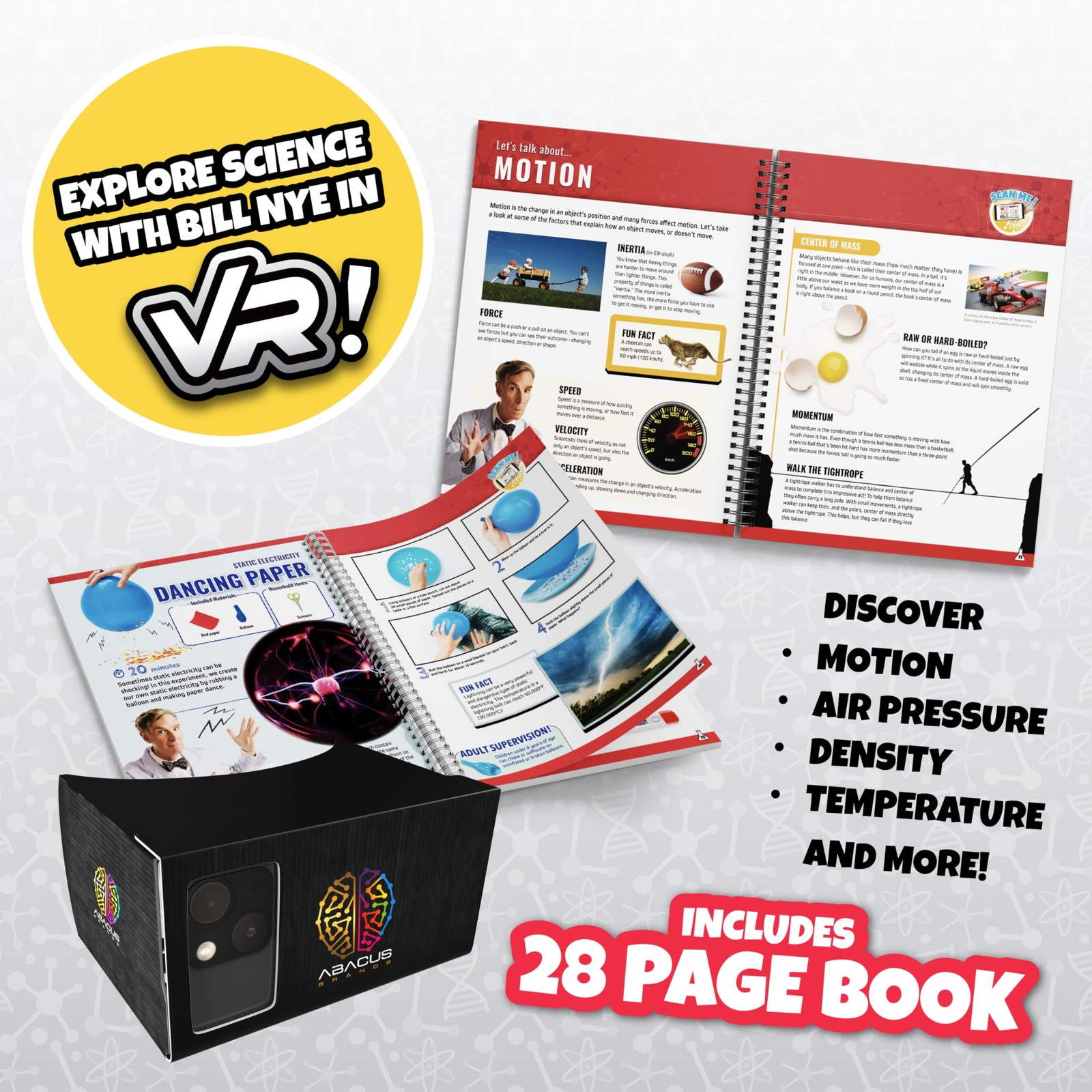 Bill Nye’s VR Science Kit Student Edition – Virtual Reality Kids Book and Intera
