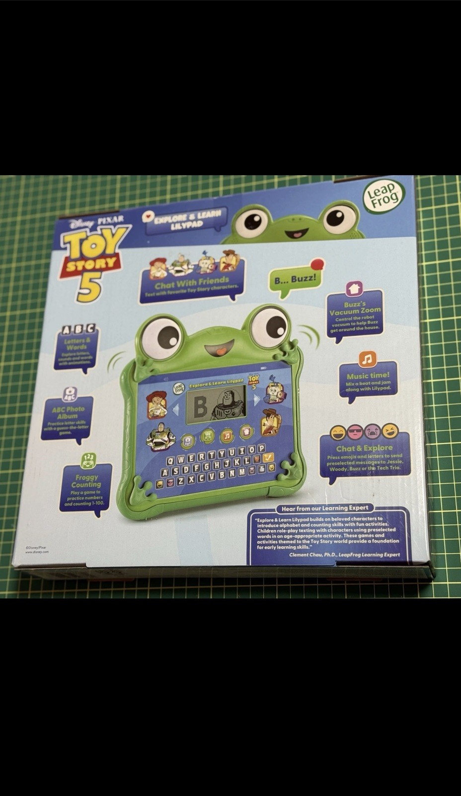 New In Hand Disney Pixar Toy Story 5 LeapFrog Explore and Learn Lilypad Toy