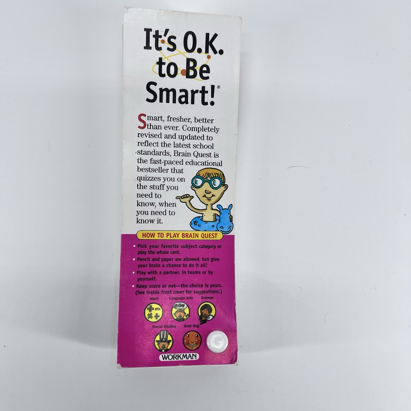 Brain Quest Grade 3 / Ages 8-9 ~ 1,000 Questions & Answers- Workman 2 Deck