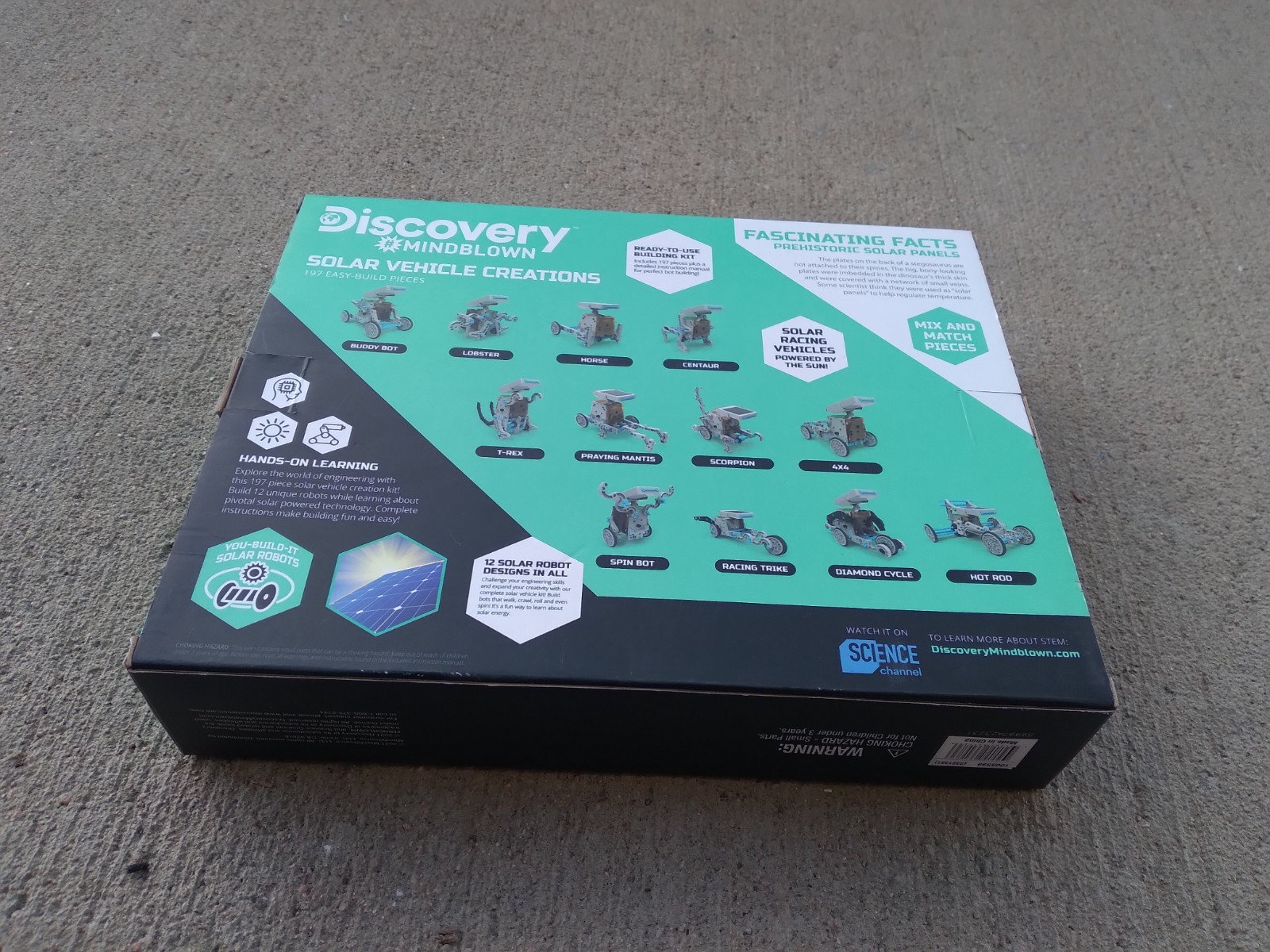 NEW Discovery Mindblown Solar Vehicle Creations 197 Pieces Easy Build 12 Designs