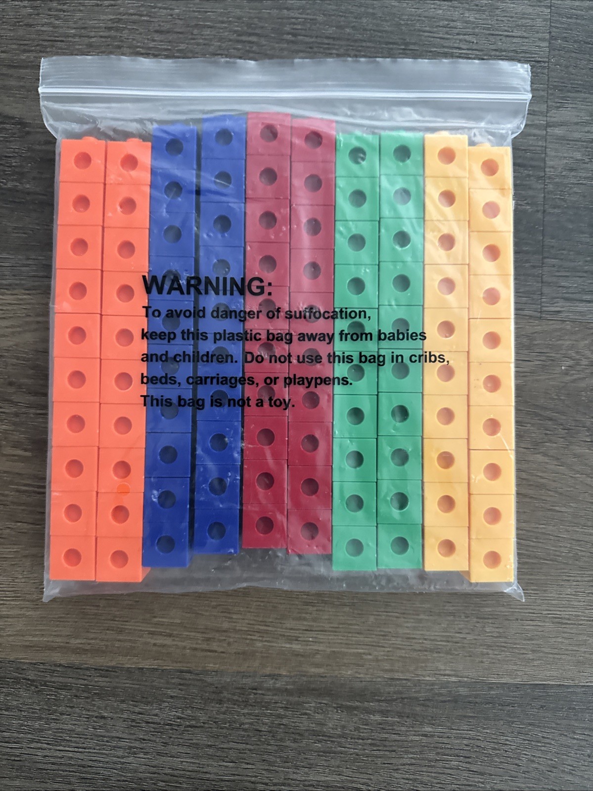 ETA Hand 2 Mind Snap Cube Set 100pc Math Manipulatives #5810