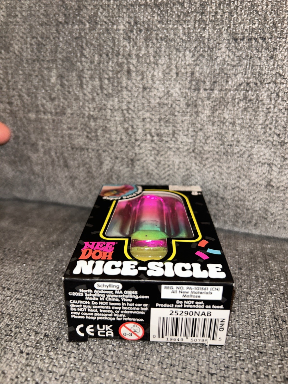 NEW Nee Doh Nice-Sicle Popsicle Blue/Pink/Yellow Multicolor