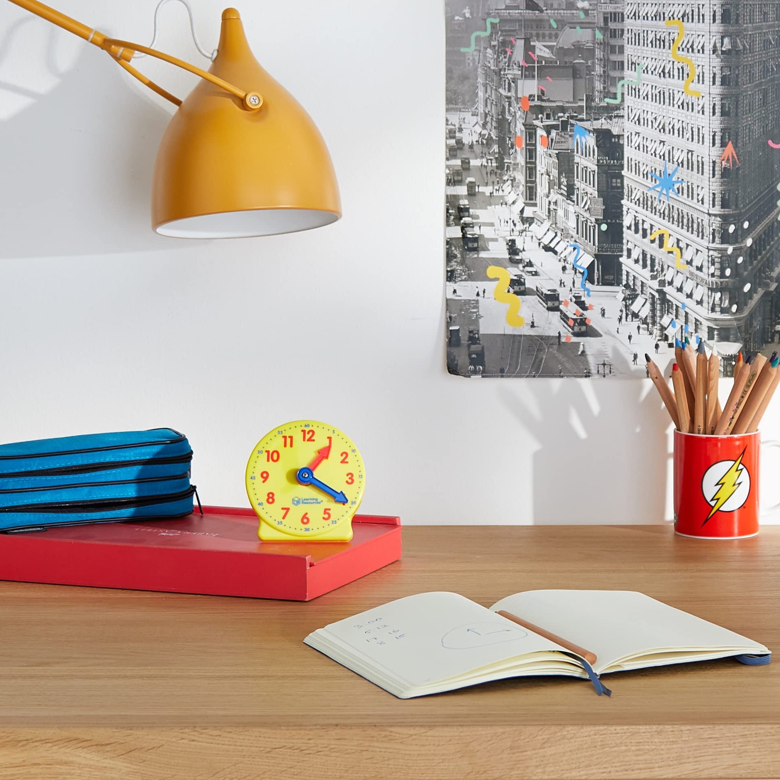 Learning Resources Big Time Mini Clock, Teaching Classroom