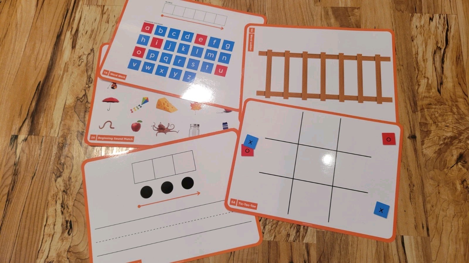 Hand2Mind Magnetic Word Work Board With Tiles