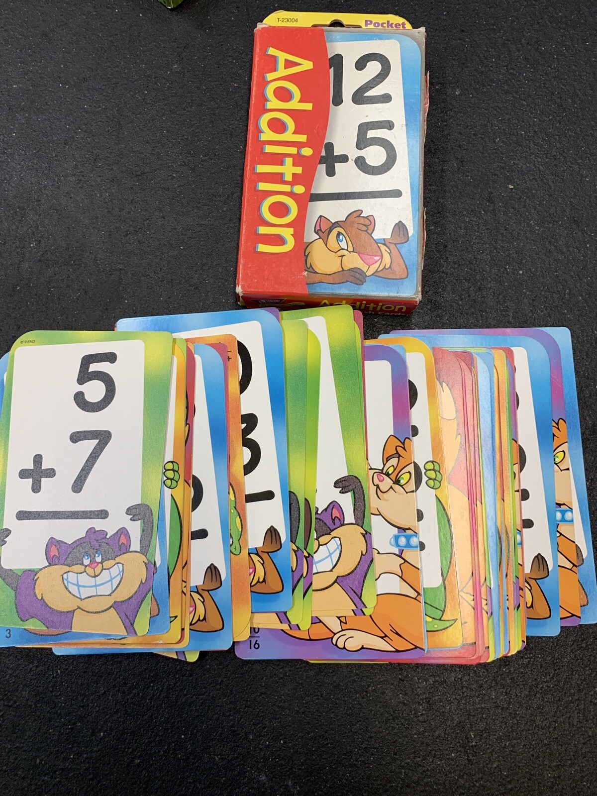 Trend Enterprises Pocket Flash Cards Addition learning educational T-23004 math