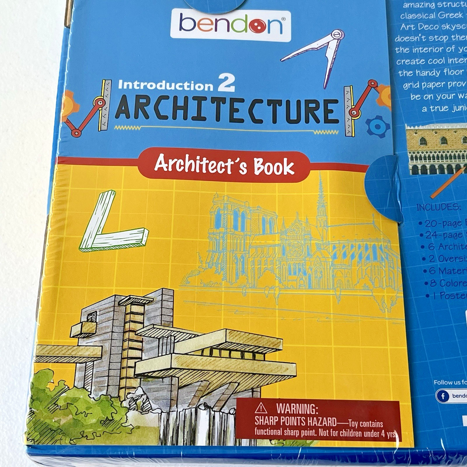 Introduction 2 Architecture Creativity Set & Book 5-16 yrs by Bendon SEALED NEW