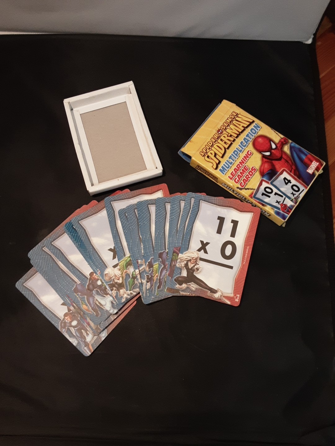 Marvel Spider-Man “Spider Sense” math Flash Cards Learning Game Cards .