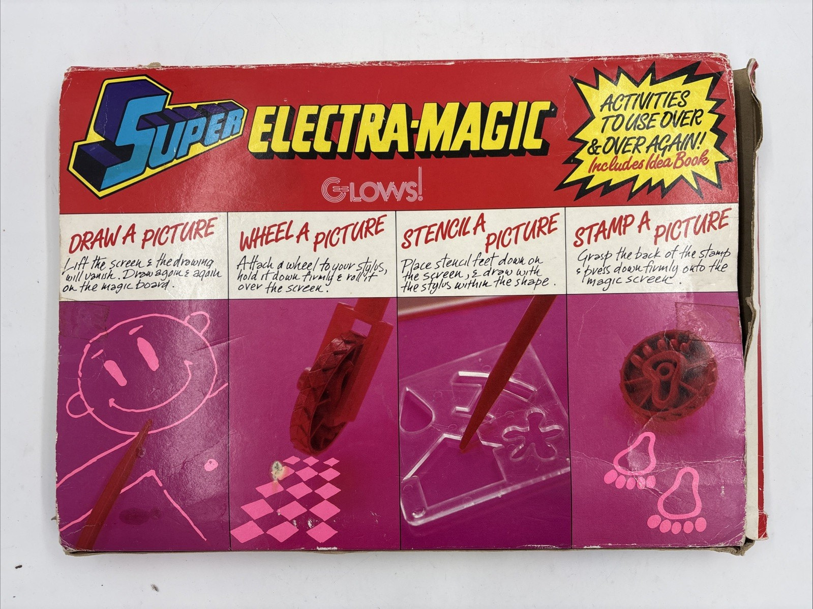 Vintage 1960s Starco Super Electra-Magic Drawing Board for Parts Used