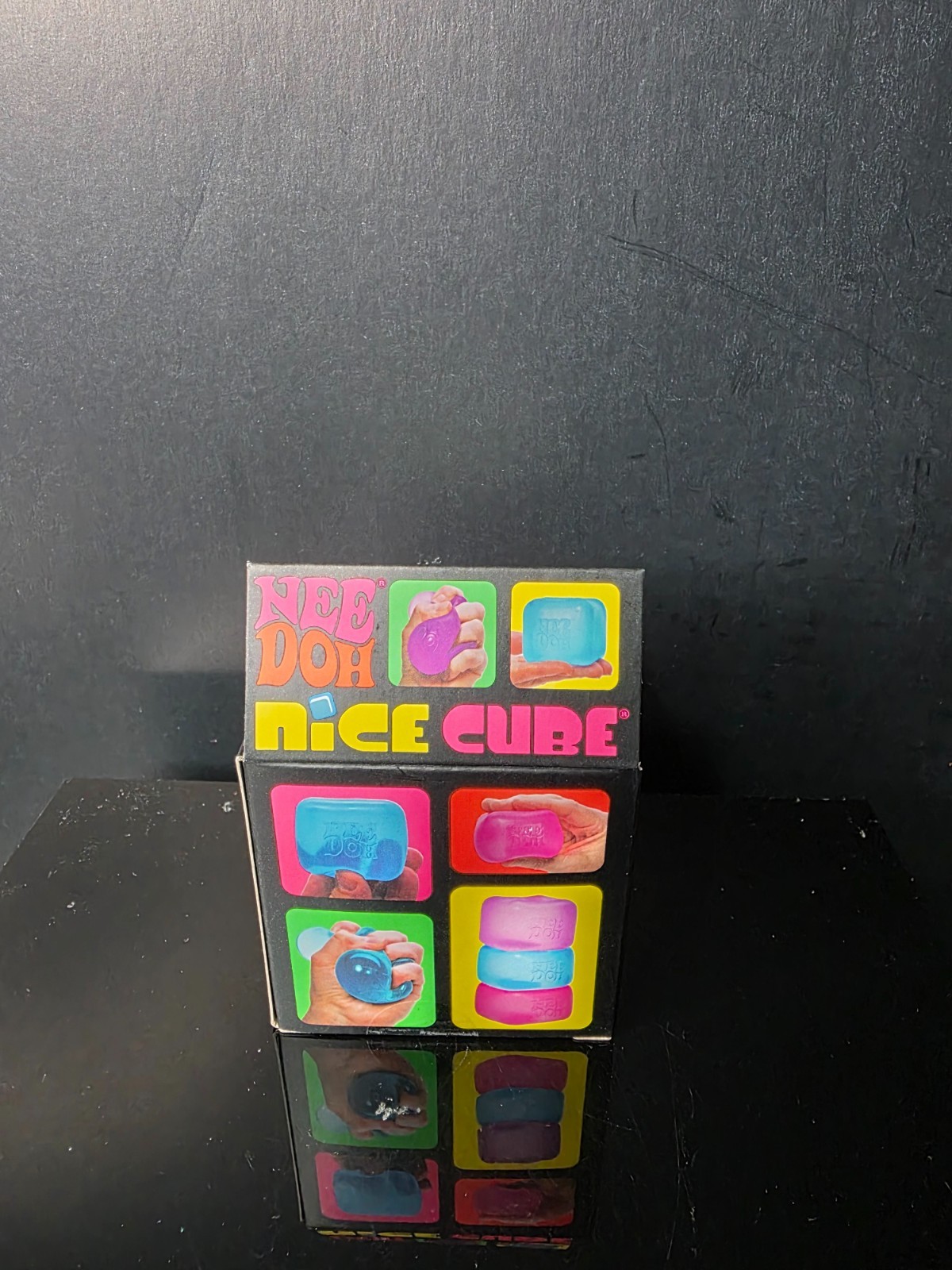 Needoh Nice Cube Pink -Sensory Squeeze Toy with Super Solid Squish – 2.25″ Cube