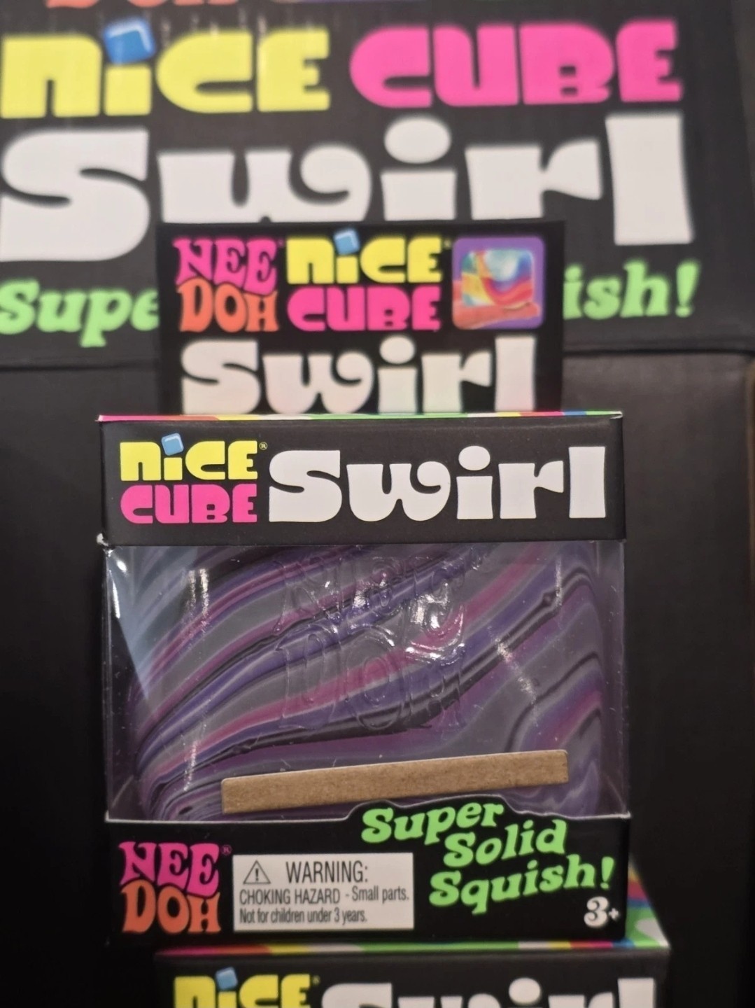 Nee Doh Nice Cube Swirl pink Purple NEW IN BOX new in box ships fast today