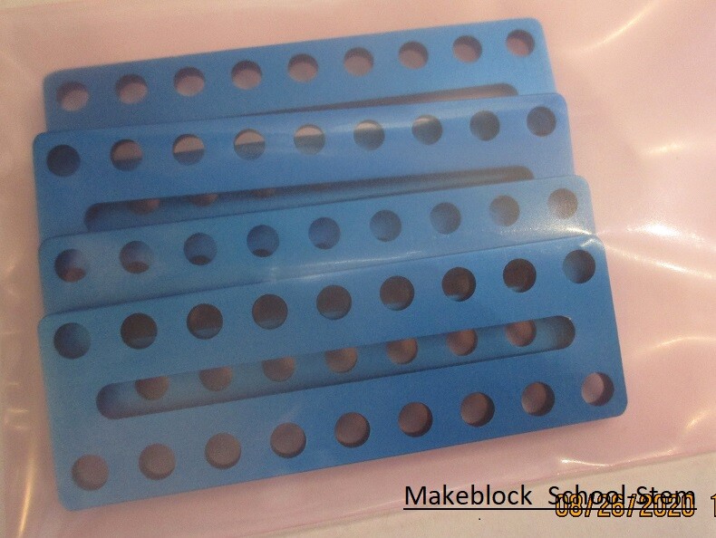 4 PAK Makeblock I1 Plate * 6061 Aluminum 24mm x 72mm Open Source
