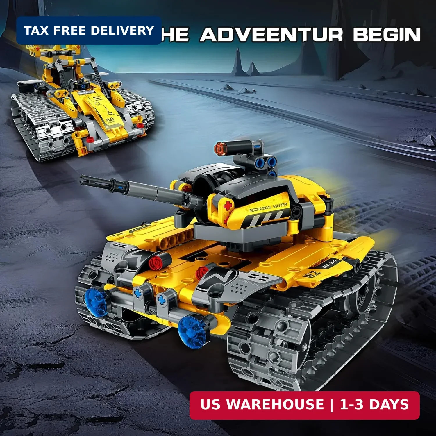 Mibido STEM Robot Building Kit Gift for Boys Ages 8-12 with Remote Control, Tech