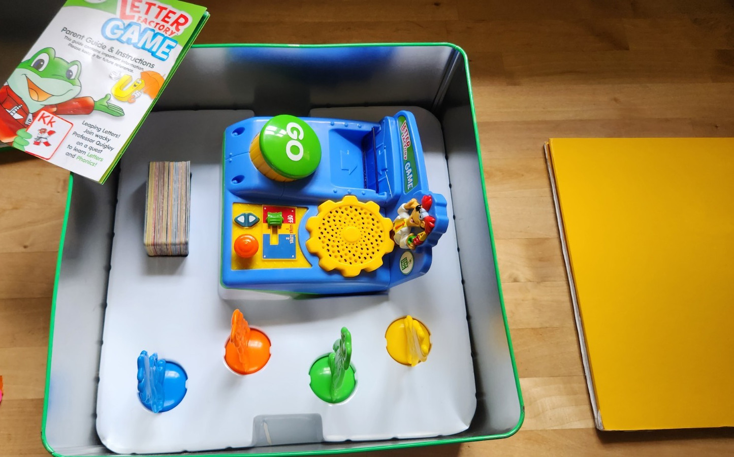 Leapfrog Letter Factory Game 2 in 1 Phonics Colors Counting 3+ Years Works