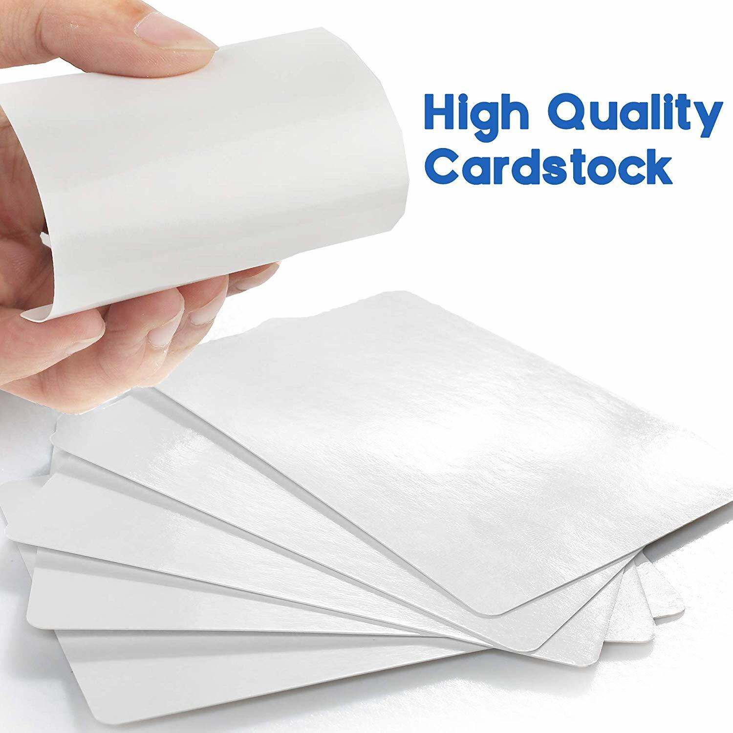 180x Dry Erase Index Cards Blank Playing Cards Note Cards School Work Learning