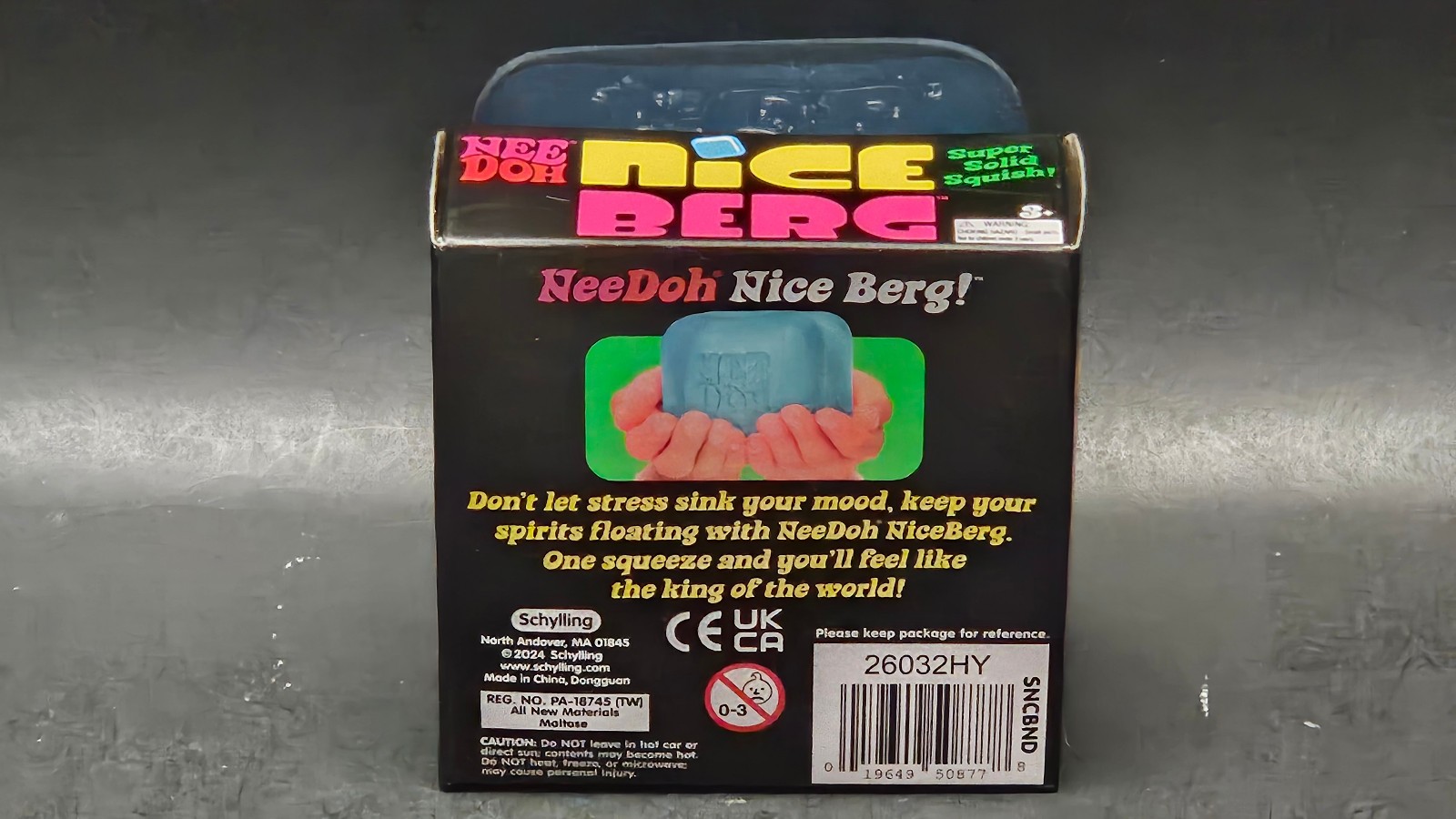 Schylling Nee Doh Nice Berg Super Solid Squish Toys Blue +++++++++++++++++++++++