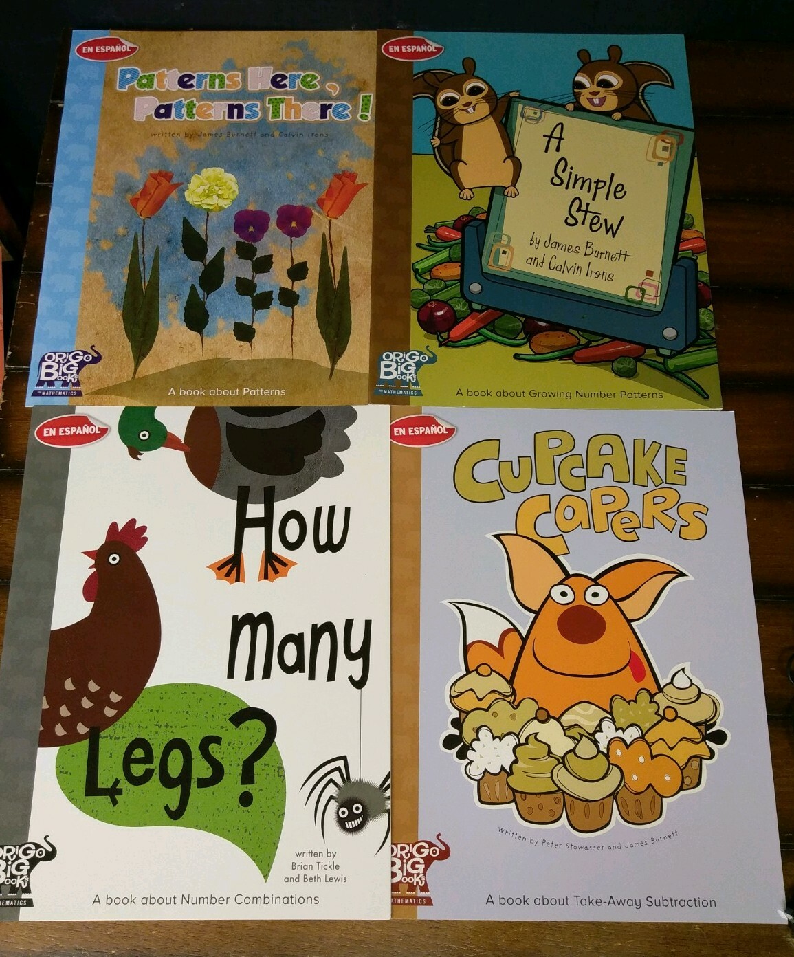 NEW 12 Orgio Education Big Books Math School Home School Books Spanish Edition