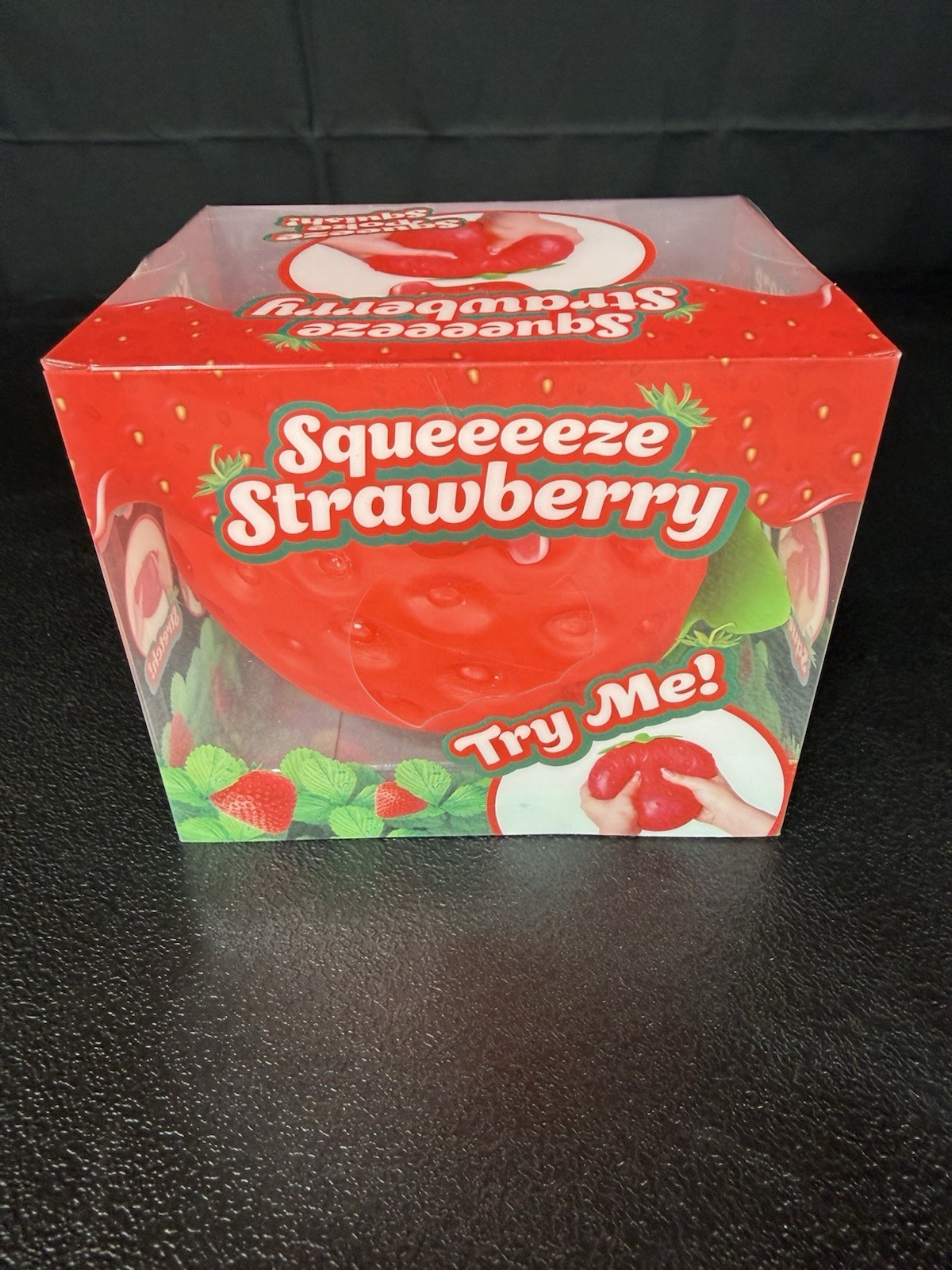 Sunny Days Jumbo Squeezy Strawberry Squishy Toy Stress Relief Sensory Fun