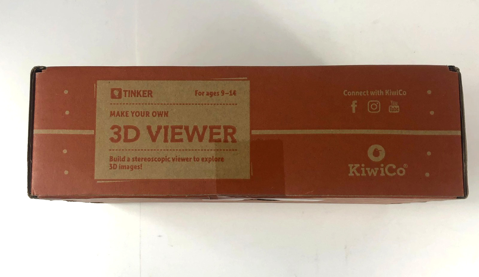 KiwiCo Tinker Crate MAKE YOUR OWN 3D VIEWER STEM Kit Ages 9-14 New Sealed