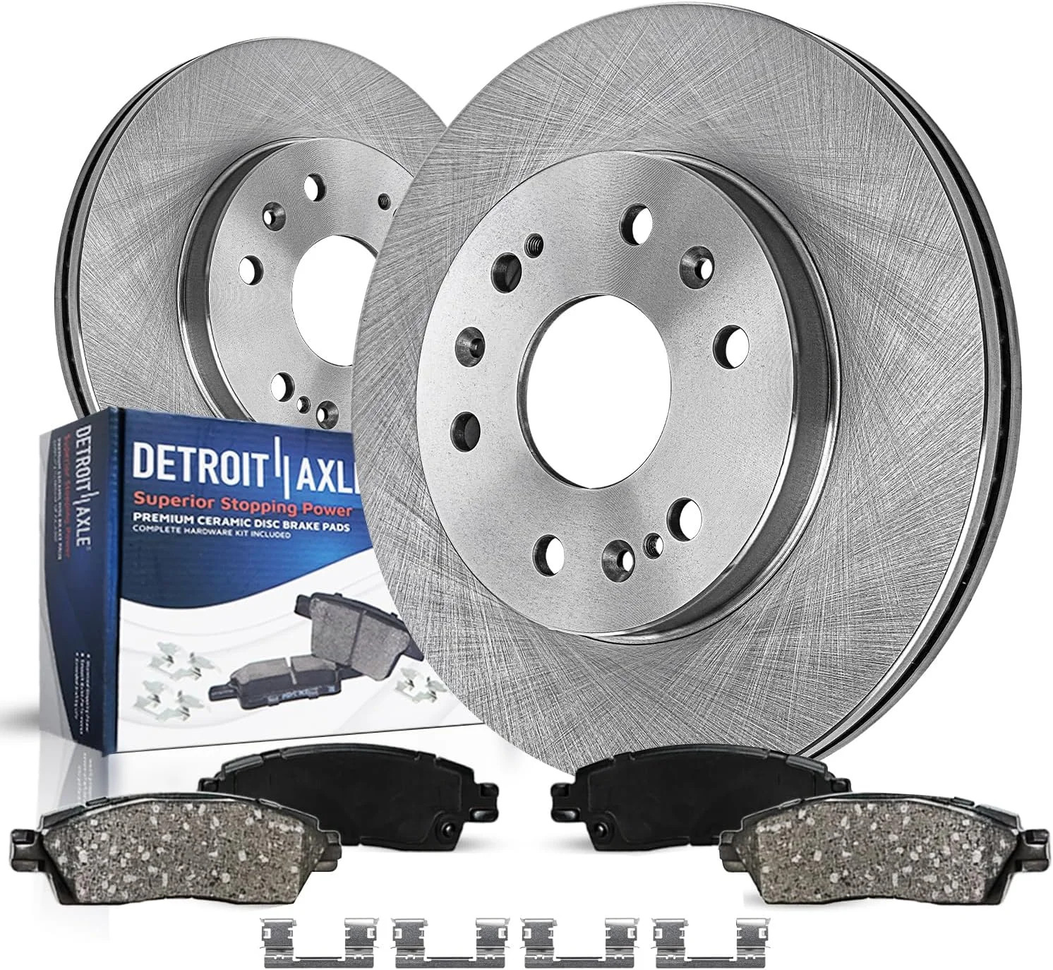 Detroit Axle – Front Brake Kit for Chevy GMC Silverado Sierra Suburban Savana Ex