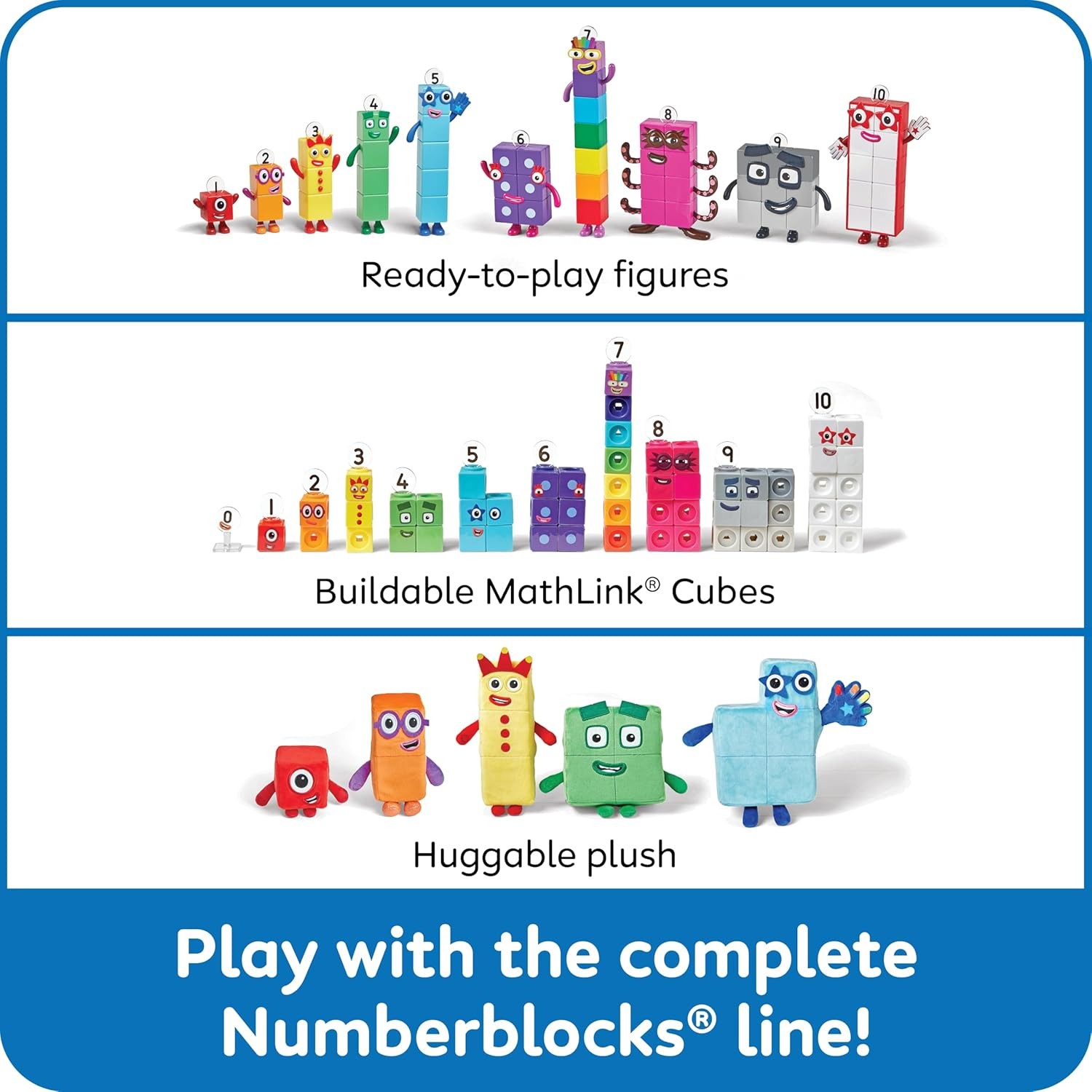 hand2mind Numberblocks Friends Thirteen and Fourteen Figures, Num