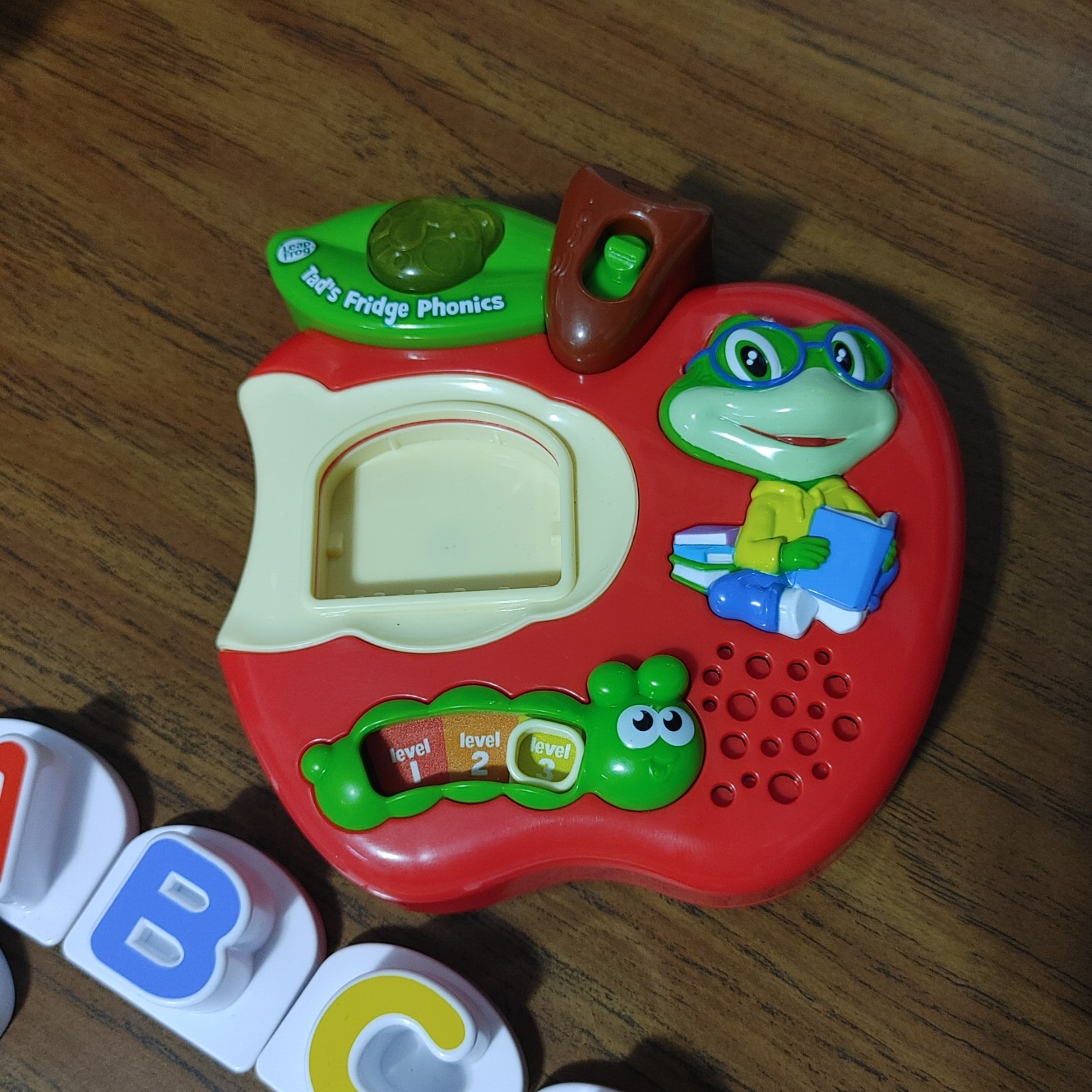 LeapFrog Tad Fridge Phonics 23 Magnetic Letters Alphabet Learn Talking Toy_AS IS
