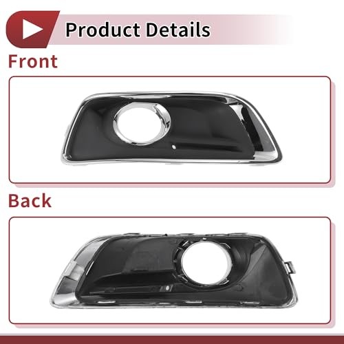 1 Pc Fog Light Grill for Chevy Malibu 2013-2014 Front Right Front Lower Bumper