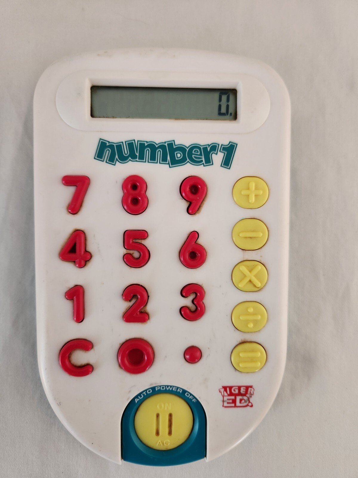 Tiger Electronics Tiger ED Number1 Number 1 Children’s Calculator 1995