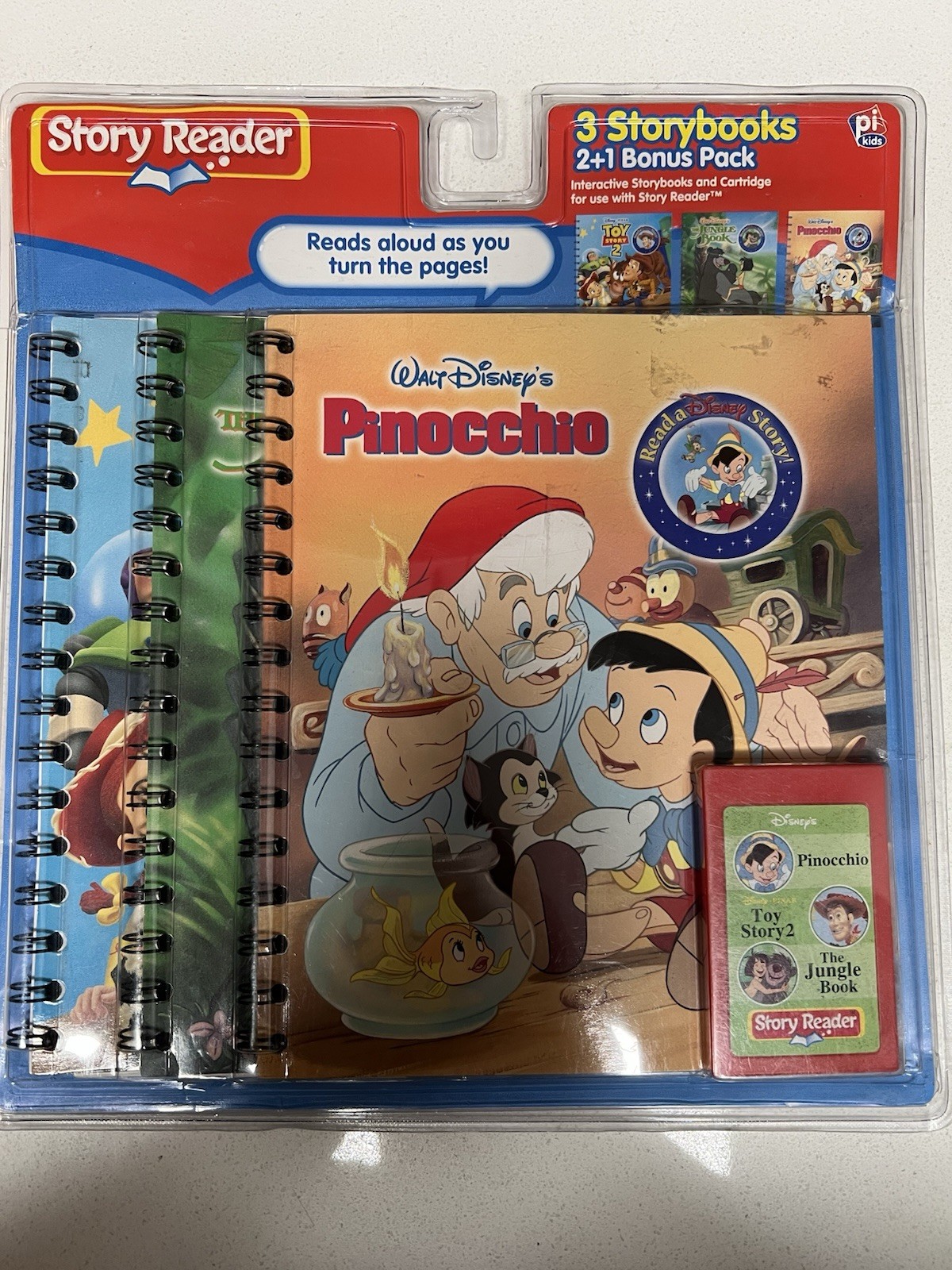 PI Kids Story Reader Scooby-Doo Haunted Theater & Pinocchio Storybook Library