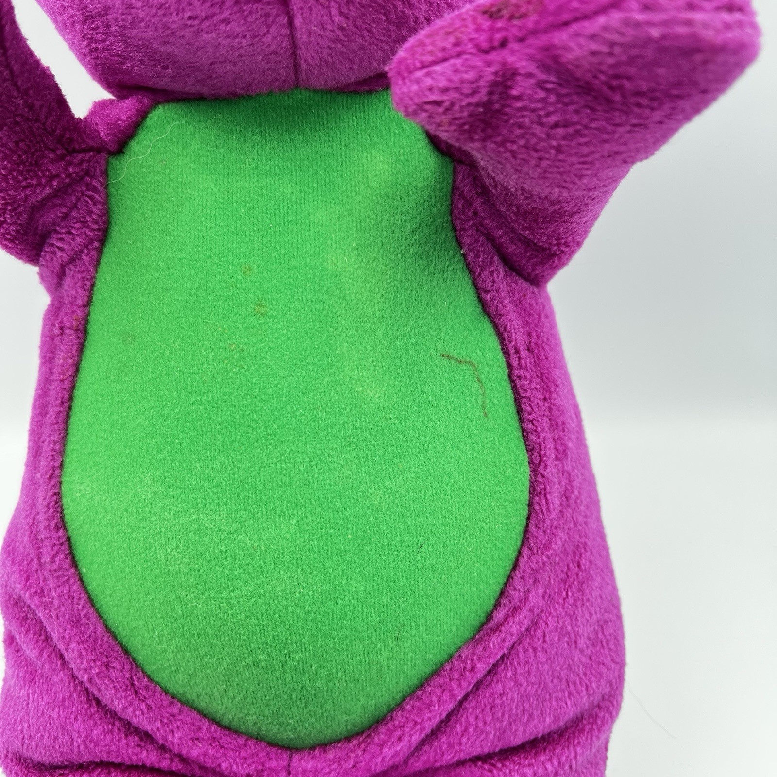 Vintage Fisher Price Mattel Barney 2001 Interactive Plush Works Talks Lights Up