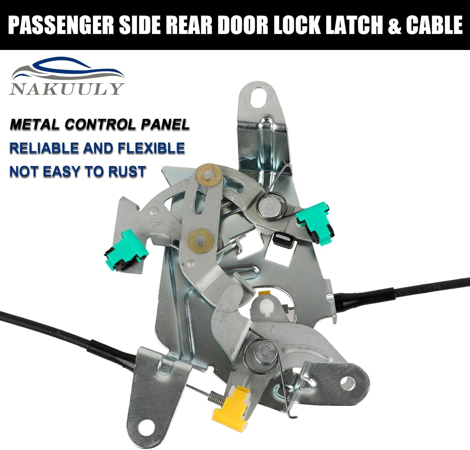 Left Driver Side Rear Door Lock Latch & Cable for Ford F250 F350 F450 F550 Super