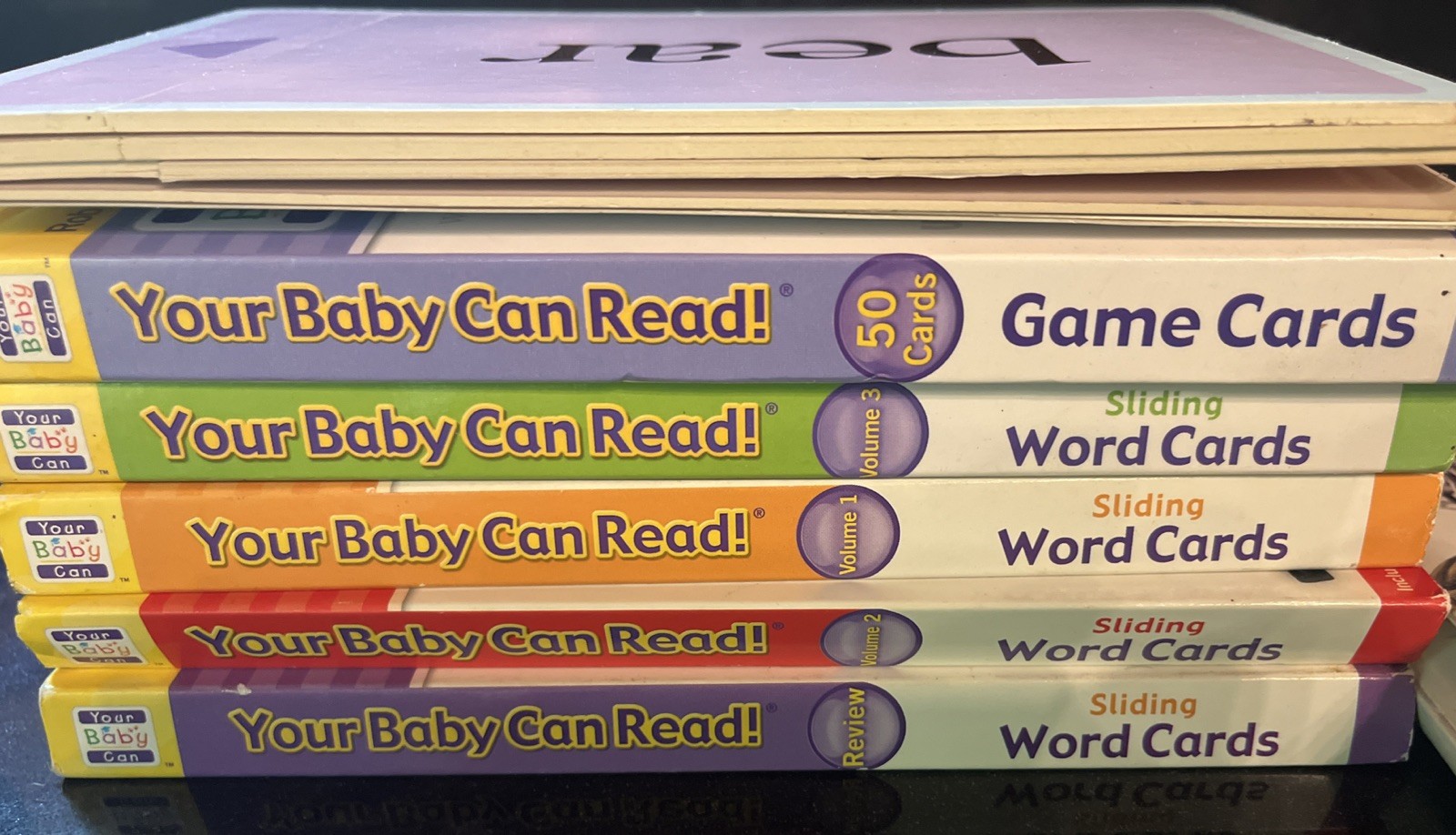 Your Baby Can Read Early Language Development DVD’s, Word Cards Game Card, Books