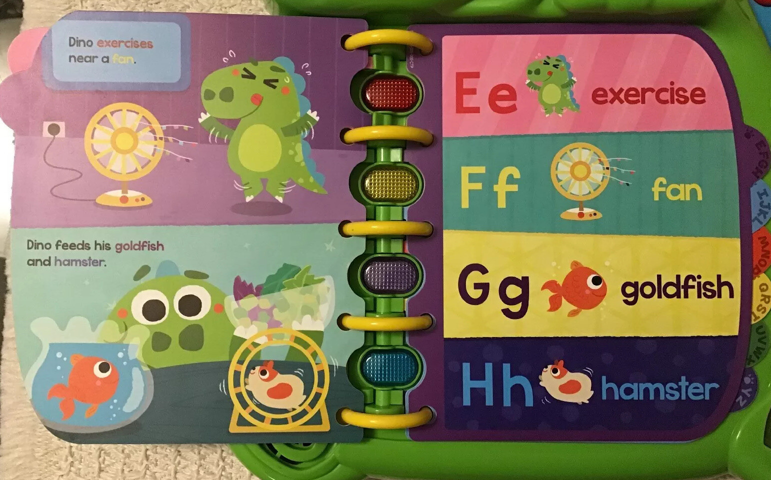 LeapFrog Dino Friends Delightful Day Book – 16 Interactive Pages, Educational