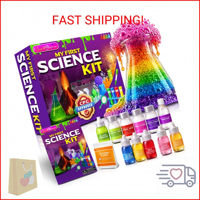 Jim&Gloria Science Kits for Kids Age 5-7 8-12 Year Old Birthday Gifts for Girls