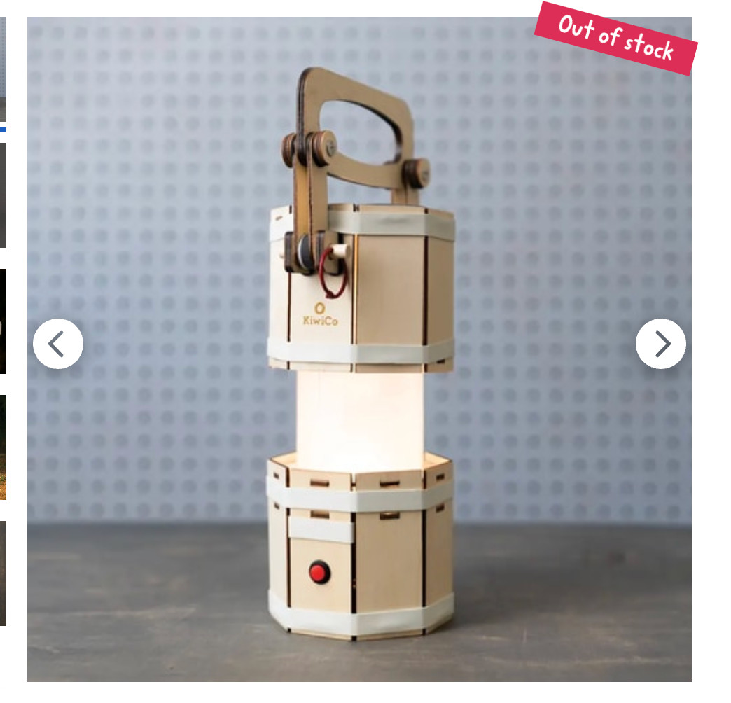 Kiwi Co Eureka Crate 2 IN 1 LANTERN Build Your Own Wood Kit New STEM STEAM