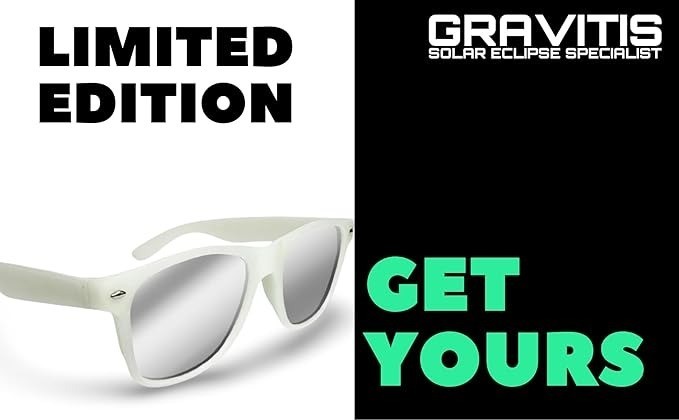 Gravitis Glow-in-the-Dark Solar Eclipse Glasses