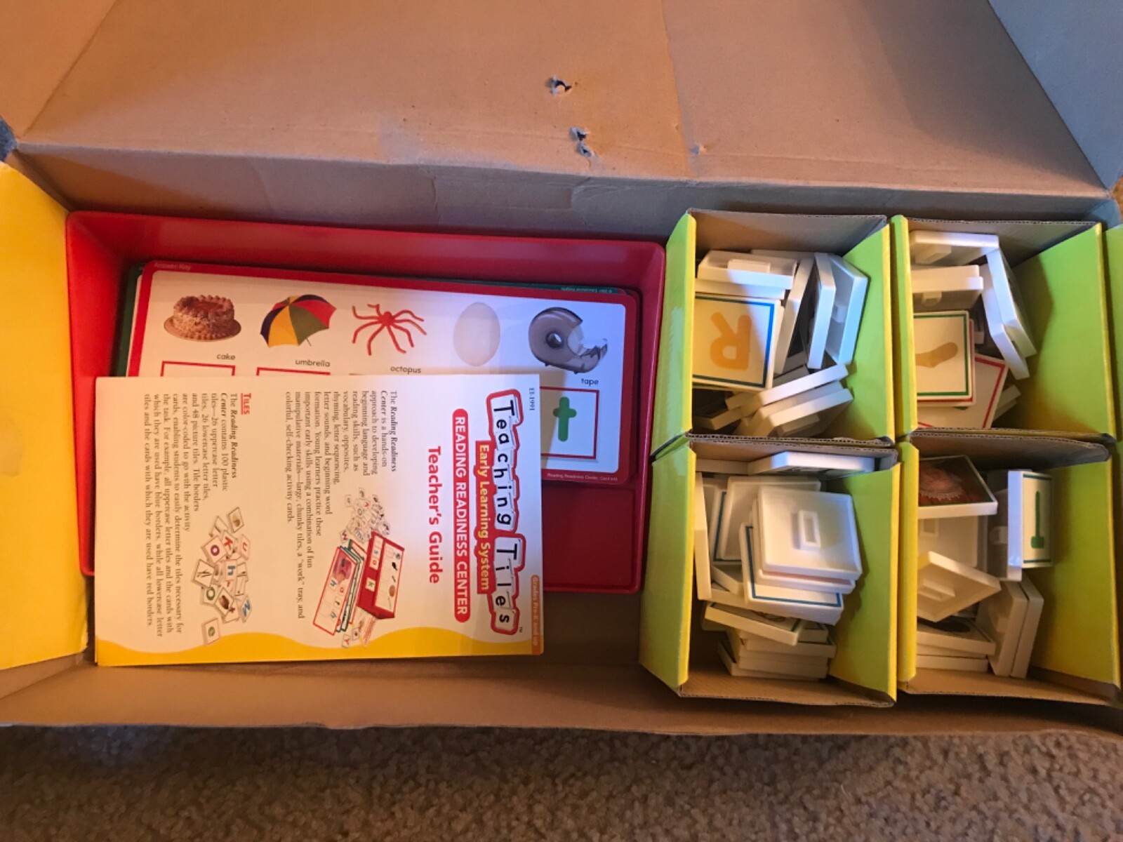 Lakeshore EI-1991 Teaching Tiles Reading Center Gr Pre-K and Up