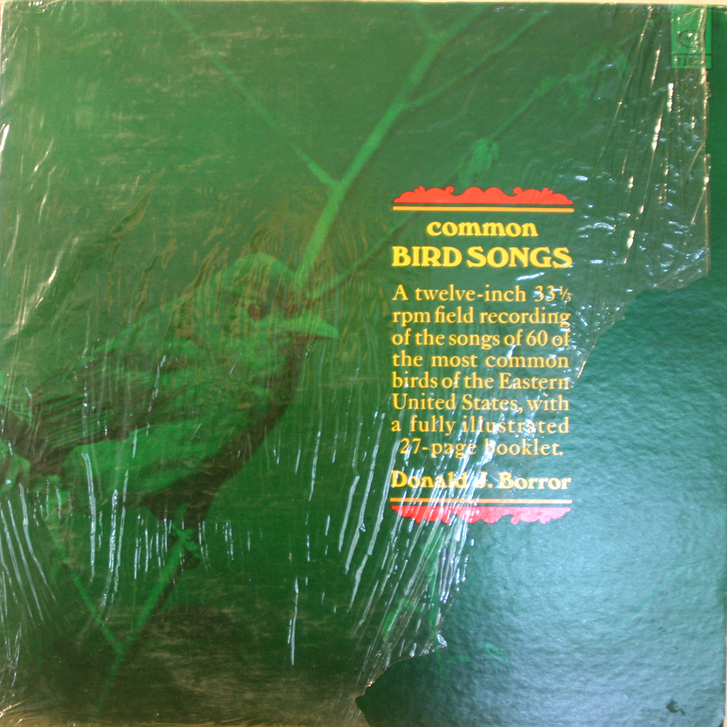 COMMON BIRD SONGS LP. Donald Borror. With Booklet & Flexi-Disc. 1967