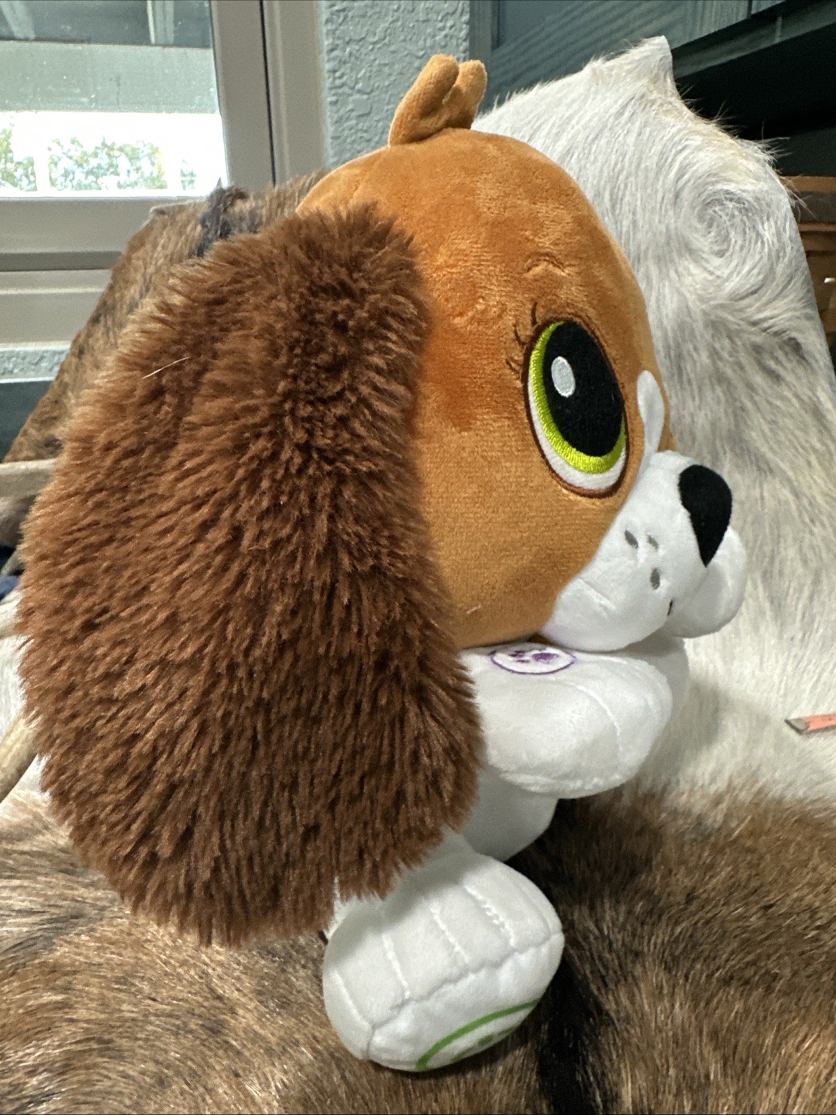 Leap Frog Speak & Learn Puppy W/ Interactive Talk Back And Motion Feature WORKS