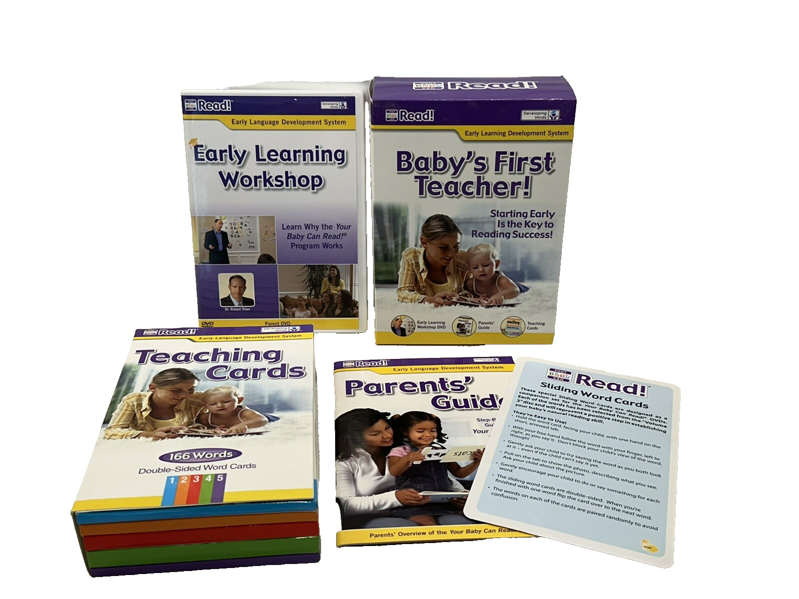 Baby’s First Teacher Early Learning Development System 5 Volumes 1 DVD & Cards