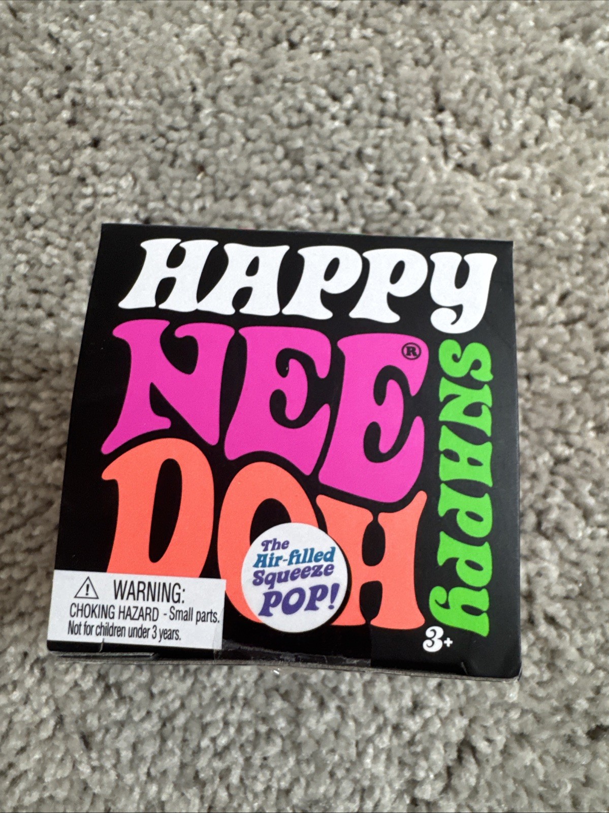 RARE PURPLE Happy Snappy Push Popping Groovy Glob Air Filled NEEDOH Push POP