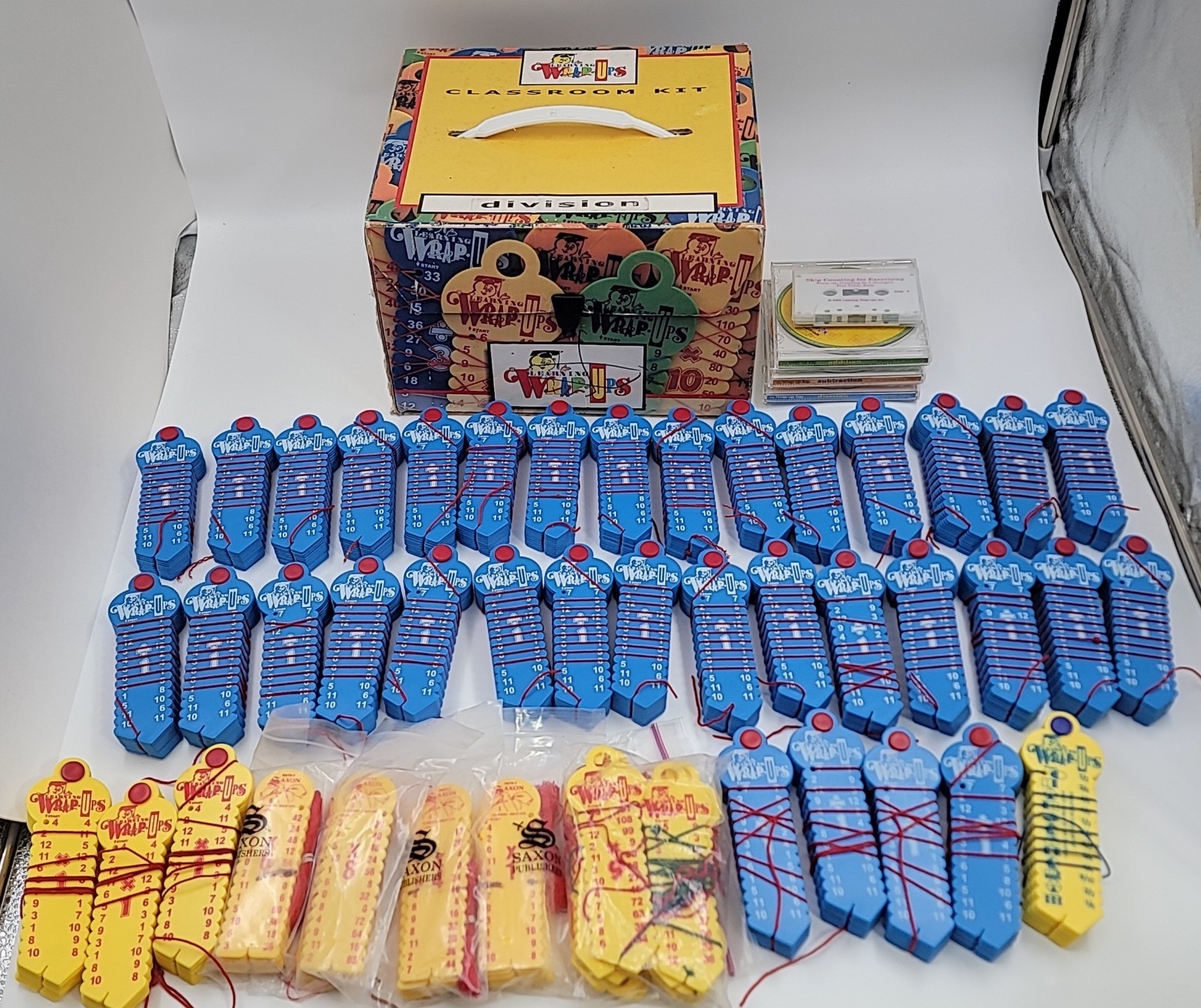 Lot Of 44 Learning Wrap Ups Math Classroom Box Set DIVISION Multiplication Fract