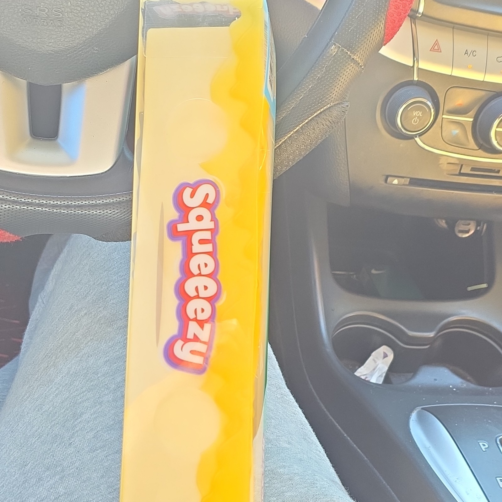Sunny Days Yellow Tactile Squeezy Squeeze Toy, Ages 4-7 & 8-11 Years